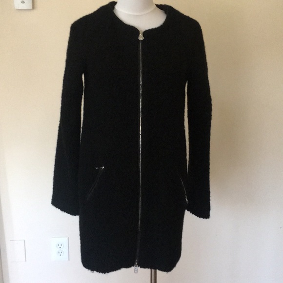 Madison Scotch 🧥 black wool coat - Picture 2 of 8